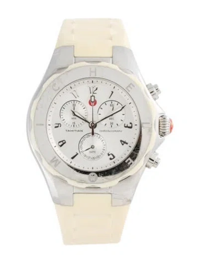 Pre-owned Michele Tahitian Jelly Bean Watch In Multicolor