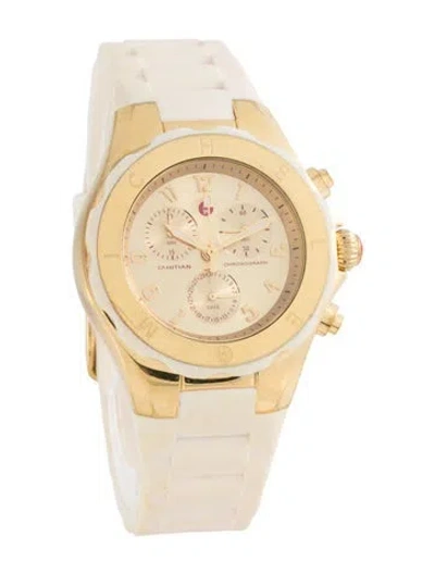 Pre-owned Michele Tahitian Jelly Bean Watch In Multicolor