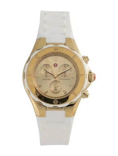 Pre-owned Michele Tahitian Jelly Bean Watch In Multicolor