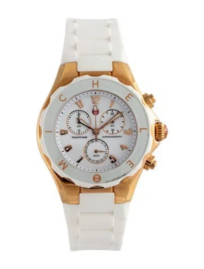 Pre-owned Michele Tahitian Jelly Bean Watch In Multicolor