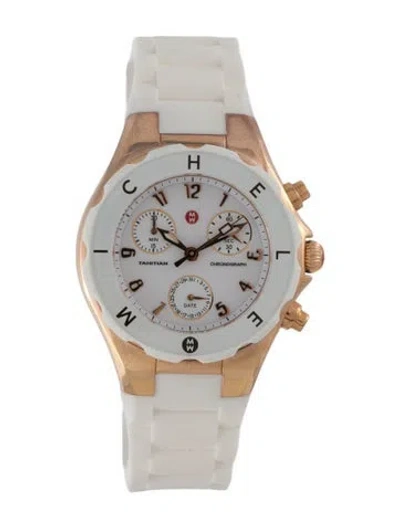 Pre-owned Michele Tahitian Jelly Bean Watch In Multicolor