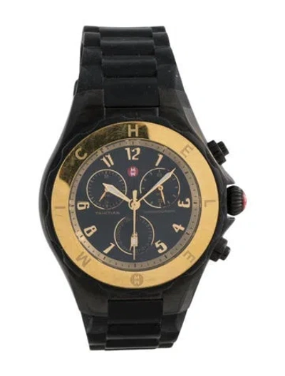 Pre-owned Michele Tahitian Jelly Bean Watch In Multicolor