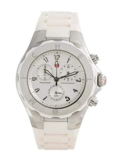 Pre-owned Michele Tahitian Jelly Bean Watch In Multicolor