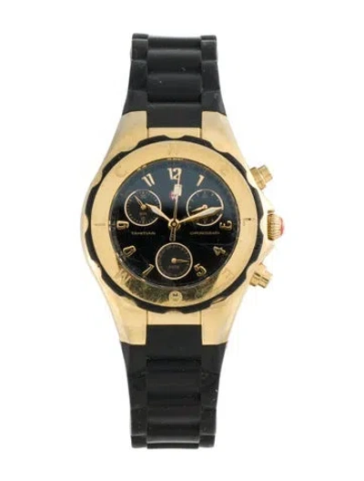 Pre-owned Michele Tahitian Jelly Bean Watch In Multicolor