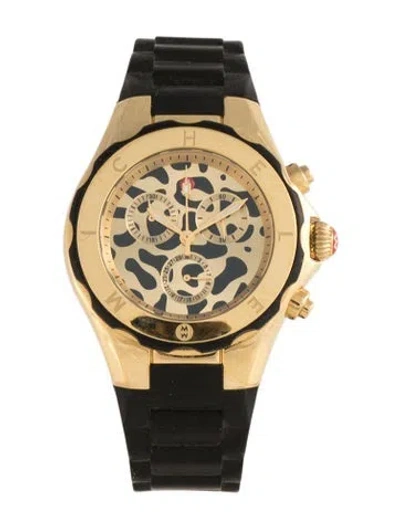 Pre-owned Michele Tahitian Jelly Bean Watch In Multicolor