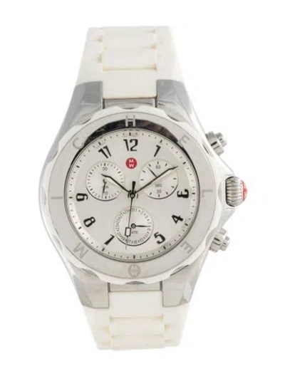Pre-owned Michele Tahitian Jelly Bean Watch In Multicolor