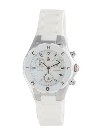 Pre-owned Michele Tahitian Jelly Bean Watch In Multicolor