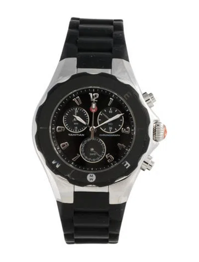Pre-owned Michele Tahitian Jelly Bean Watch In Multicolor