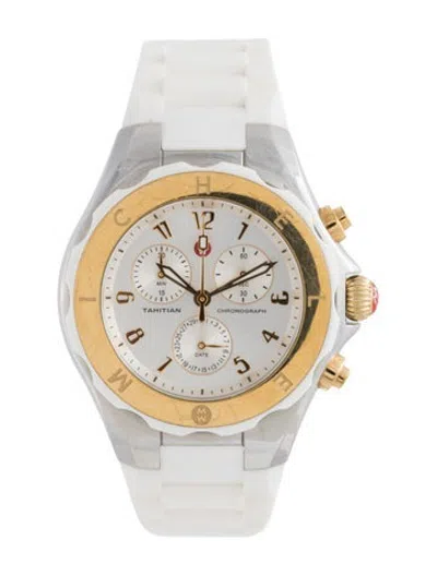 Pre-owned Michele Tahitian Jelly Bean Watch In Multicolor
