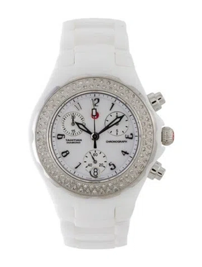 Pre-owned Michele Tahitian Watch, 34mm In Multi