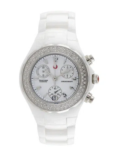 Pre-owned Michele Tahitian Watch, 34mm In Multi