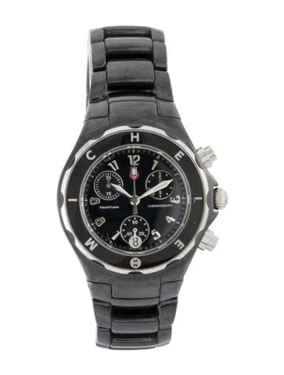 Pre-owned Michele Tahitian Watch, 34mm In Multi