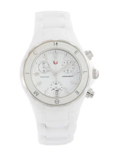 Pre-owned Michele Tahitian Watch, 34mm In Multi