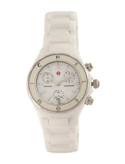 Pre-owned Michele Tahitian Watch, 34mm In Multi