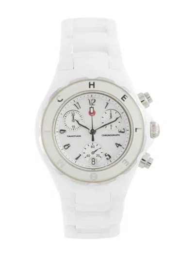 Pre-owned Michele Tahitian Watch, 35mm In Multicolor