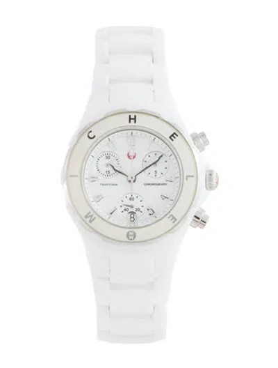Pre-owned Michele Tahitian Watch, 35mm In Multicolor