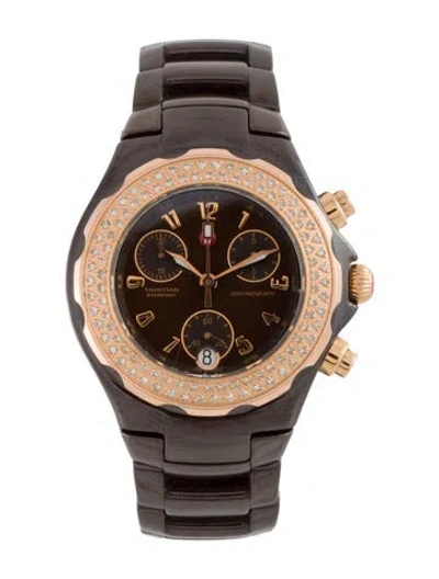 Pre-owned Michele Tahitian Watch, 36mm In Multi