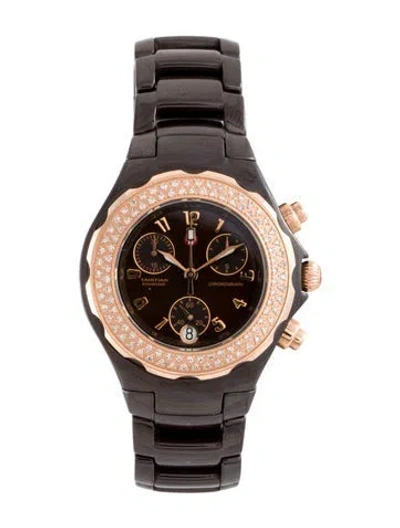 Pre-owned Michele Tahitian Watch, 36mm In Multi