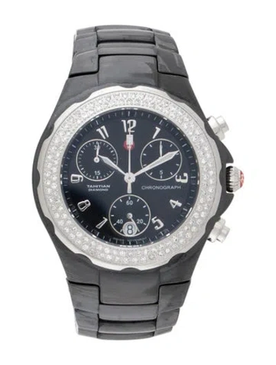 Pre-owned Michele Tahitian Watch, 40mm In Multi