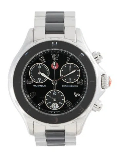 Pre-owned Michele Tahitian Watch, 40mm In Multi