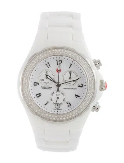 Pre-owned Michele Tahitian Watch, 40mm In Multi