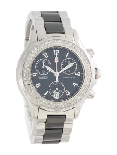 Pre-owned Michele Tahitian Watch In Multicolor