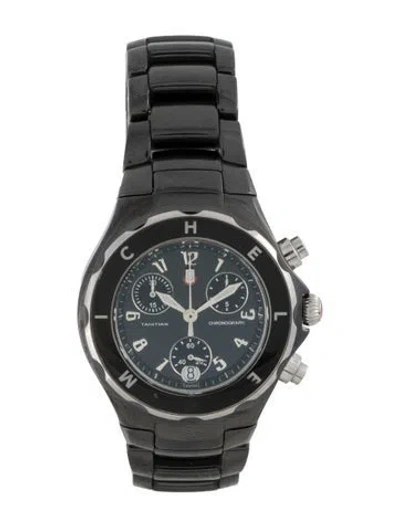 Pre-owned Michele Tahitian Watch In Multicolor