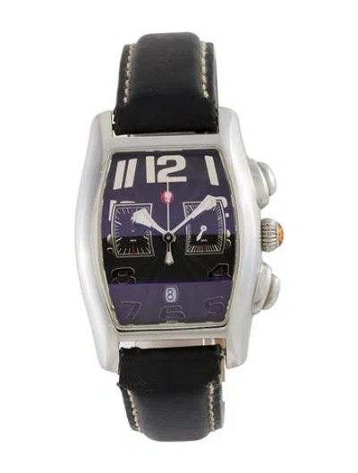 Pre-owned Michele Tonneau Watch In Multi