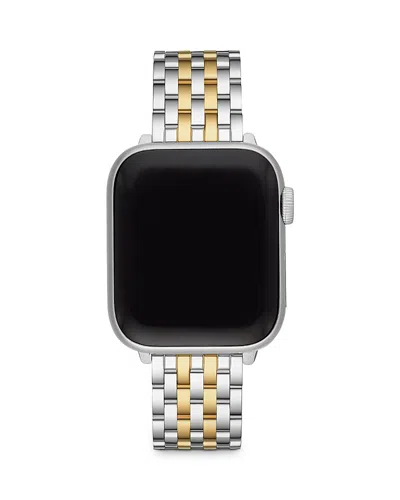Michele Women's Apple Watch 18k Goldplated & Stainless Steel Bracelet Strap/38/40/41 & 42/44/45/49mm In Silver Gold