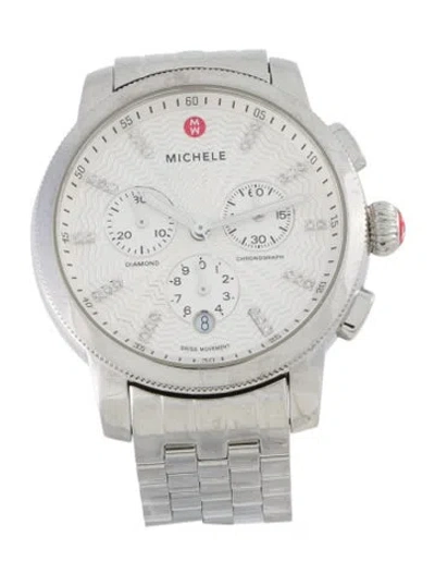 Pre-owned Michele Uptown Watch, 39mm In Multi