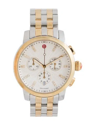 Pre-owned Michele Uptown Watch, 39mm In Multicolor