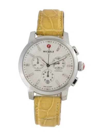 Pre-owned Michele Uptown Watch In Multicolor