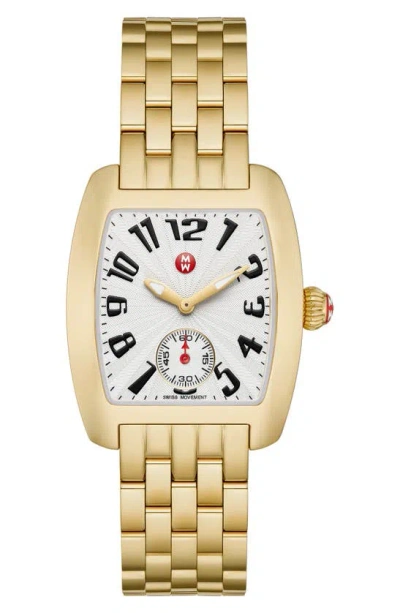 Michele Urban Bracelet Watch, 35mm In Gold