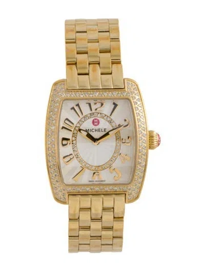 Pre-owned Michele Urban Mini Watch, 29mm In Multi