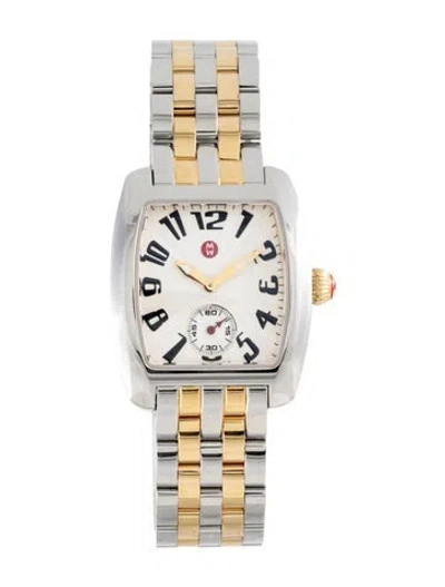 Pre-owned Michele Urban Mini Watch, 29mm In Multicolor