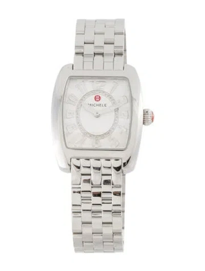 Pre-owned Michele Urban Mini Watch, 29mm In Multicolor