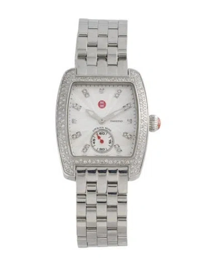 Pre-owned Michele Urban Mini Watch, 29mm In Multicolor
