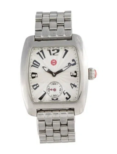 Pre-owned Michele Urban Mini Watch, 29mm In Multicolor
