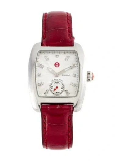 Pre-owned Michele Urban Mini Watch In Multi