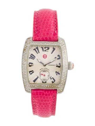 Pre-owned Michele Urban Mini Watch In Multi