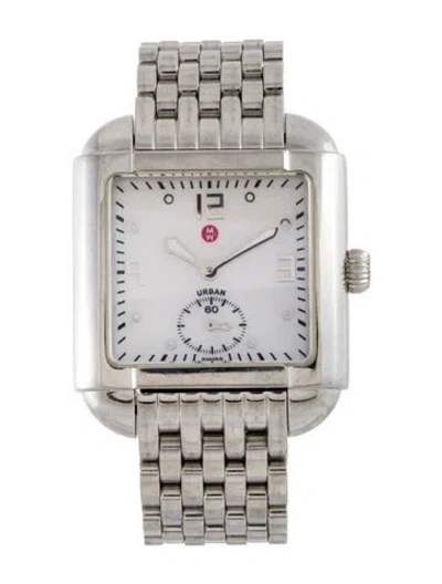 Pre-owned Michele Urban Watch, 33mm In Multi
