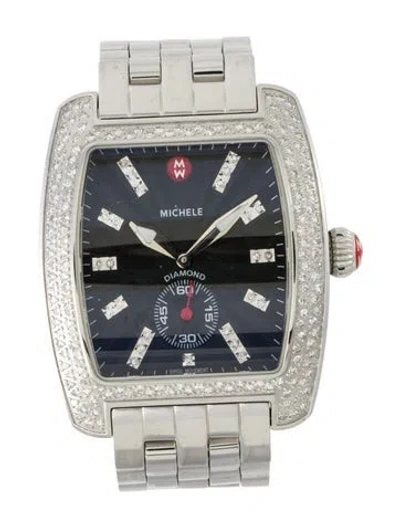 Pre-owned Michele Urban Watch, 36mm In Multi