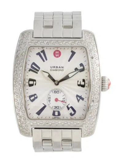 Pre-owned Michele Urban Watch, 36mm In Multicolor