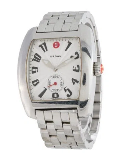 Pre-owned Michele Urban Watch, 36mm In Multicolor