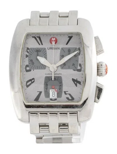 Pre-owned Michele Urban Watch, 36mm In Multicolor