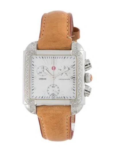 Pre-owned Michele Urban Watch In Multi