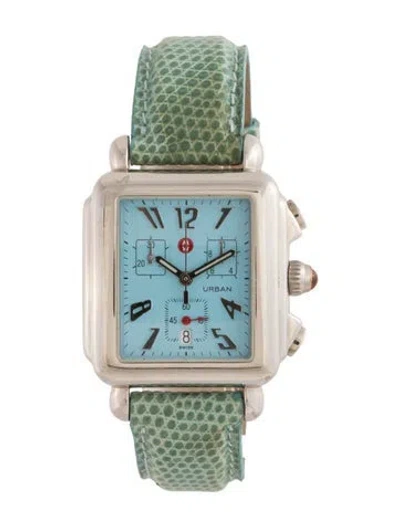 Pre-owned Michele Urban Watch In Multicolor