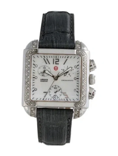 Pre-owned Michele Urban Watch In Multicolor