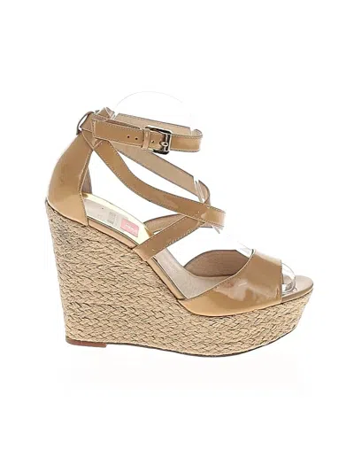 Pre-owned Michele Wedges In Brown