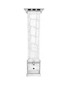 Michele White Leather Bracelet Band For Apple Watch, 38-49mm In White